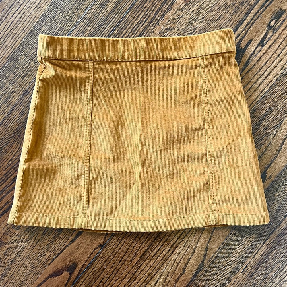 Girls J.Crew Factory Camel Corduroy A-Line Skirt